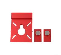 Adaptateur de piste de routeur en alliage d'aluminium rouge 126 mm