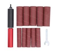 Adaptateur de Ponceuse à Broche, Tambour de Ponçage 1,5 Pouces, Alliage d'Aluminium, avec t 10 Pièces