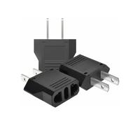 Adaptateur de prise compact, adaptateur universel pour une recharge sûre et fiable en voyage, convertisseur de puissance ignifugé avec fonction