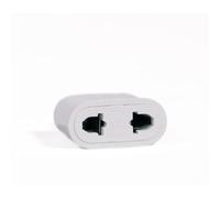 Adaptateur de Prise européenne vers américaine 10 A 250 V Blanc Prise de Voyage Compact idéal pour Les États-Unis, Le Canada, Le Japon
