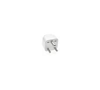 Adaptateur de prise - LARGEIGHT - Type M - Ultra compact - Blanc - Voyage Afrique du Sud/Inde