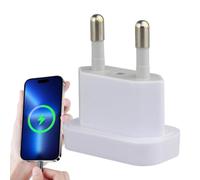 Adaptateur De Prise UE Convertisseur Universel pour | Adaptateur Secteur Ignifuge Compatible Téléphone Ordinateur Sèche-Cheveux pour Sac à Dos