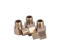 Adaptateur de raccord de tuyau 1 pièce M8 M10 M12 M14 M16 M18 M20 filetage métrique femelle à mâle connecteur de coupleur d'adaptateur de raccord de tuyau en laiton for carburant, gaz, eau(F M20x1.5-M