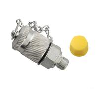 Adaptateur de raccord de tuyau galvanisé G1/4 vers M16x2 Raccord de test hydraulique point de mesure en acier au carbone résistant à haute pression pour surveillance de la pression purge