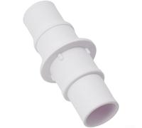 Adaptateur de raccord de tuyau pour piscine de 3,8 cm ou 3,8 cm en PVC, installation facile avec colliers de serrage, design compact et léger, blanc, plusieurs options de lot pour piscine (C)