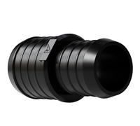 Adaptateur de raccordement de tuyau en PVC cannelé droit de 70 mm > 60 mm (2 3/4" > 2 3/8") pour tuyau ondulé, raccord réducteur