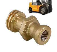 Adaptateur de raccordement en laiton pour bouteille de propane avec | Robinet pour réservoir de propane pour valve filetée, chargement, décharge, transport, camping-car, cuisine, barbecue