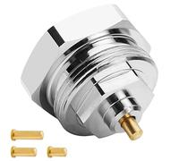 Adaptateur de radiateur M30 x 1,0 vers M30 x 1,5 - Adaptateur de thermostat pour valves Oventrop 1011445, en laiton, robinet de chauffage à filetage fin, compatible avec les systèmes de thermostat de