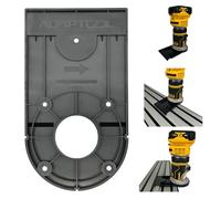 Adaptateur de rail de guidage de toupie compatible avec débroussailleuse Dewalt pour piste de scie plongeante DCW604NT DCW600N D26204K