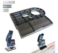 Adaptateur de rail de guidage professionnel pour Bosch GKF 12V-8 pour Makita/Bosch/Festool Rail de guidage Débrousseuse
