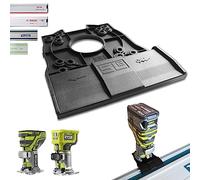 Adaptateur de rail de guidage professionnel pour Ryobi R18TR / RTR18 / AEG BOF 18BL2 Ridgid 18-Volt-Octane™ pour rail de guidage Makita/Bosch/Festool/Mafell pour défonceuse, défonceuse de bordure