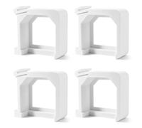 Adaptateur de rail pour DIN 35 mm - Support de montage pour Shelly EM, accessoires d'installation pour rail standard DIN 35 x 7,5 mm, pour tableau et armoire de commande, facile à organiser (4x)