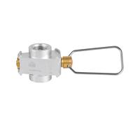 Adaptateur de Recharge de Bidon de Gaz Camping, Adaptateur Cartouche de Gaz Contrôle Réglable, Pliable à Filetage Vis 7/8-14