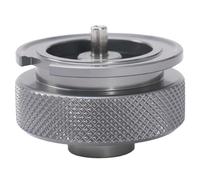 Adaptateur de recharge de gaz, adaptateur gaz Camping en plein air, connecteur brûleur cuisinière en alliage d'aluminium pour cartouche Butane à visser