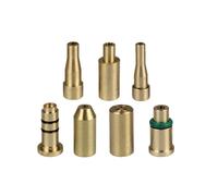Adaptateur de recharge de gaz pour Dunhill Dupont et autres célèbres briquets à essence, buse gonflable spéciale réutilisable en laiton, tête en cuivre, 1 pièce Pour robe Dunhill
