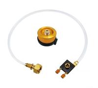 Adaptateur de recharge de propane pour réchaud de camping en plein air, coupleur de cylindre plat GPL avec tuyau