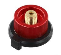 Adaptateur de recharge portable pour réservoir de gaz extérieur - Convertir en métal pour cartouche de butane en cylindre avec verrouillage de sécurité pour barbecue