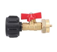 Adaptateur de recharge Qcc1 avec Valve de contrôle d'arrêt, remplissage facile de gaz pour cylindre de 1lb, bouteille de gril de Camping