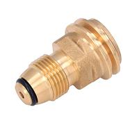 Adaptateur de Réservoir de avec Conception à Connexion Rapide | Construction en laiton durable, facile à visser, joint sans fuite, adapté au gril, au chauffage, au camping