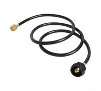 Adaptateur de réservoir de propane 1,2 m pour Weber pour barbecue série Q | Connecte les petits appareils aux réservoirs en vrac de 1,2 m de long, tuyau en caoutchouc anti-fuite, solution économique
