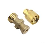 Adaptateur de réservoir de propane en laiton pour chariot élévateur pour RE7141M pour raccord rapide, raccord de valve pour bouteilles de 20/33,5/43,5 lb, accessoires robustes (C)