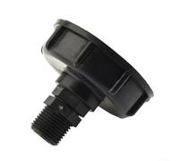 Adaptateur de réservoir IBC à filetage grossier de 60 mm avec connecteur de tuyau d'arrosage, raccord femelle en plastique pour réservoirs d'eau IBC, convient pour les valves S60X6 (20 mm)