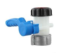 Adaptateur de réservoir IBC robinet d'arrêt pour vanne de réservoir d'eau, connecteur de tuyau d'arrosage DN40 DN50, convient pour filetage grossier de 75 mm 62 mm pour récipient IBC Rain Pour
