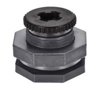 Adaptateur de réservoir VOCOSTE G1/2 Filetage PVC Connecteur Raccord pour robinet baril cuve eau pluie jardin cloison 1pcs