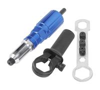 Adaptateur de Riveteuse en Alliage D'aluminium Têtes Interchangeables | Accessoire Robuste pour Artisans et Bricoleurs, Compatible Perceuses sans Fil, pour Réparation Auto et Construction