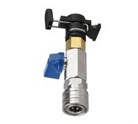 Adaptateur de robinet à boisseau sphérique à connexion rapide pour nettoyeurs haute pression Karcher K-Series, interface M22 14 mm avec interrupteur marche/arrêt, raccord en métal résistant à la