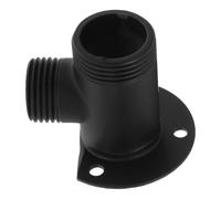 Adaptateur de Robinet de Apparent Noir, Cuivre, 25mm 20 MM | Installation Diy, Support Mural Inclus, Paroi Épaissie, Usage Extérieur, pour Mitigeur Thermostatique