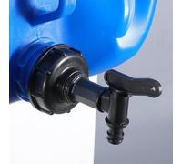 Adaptateur de robinet en plastique alimentaire pour réservoir IBC avec design amovible pour un nettoyage facile et une utilisation du raccord de tuyau