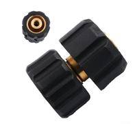 Adaptateur de rondelle haute pression M22 vers M22 - Raccord de tuyau en laiton avec raccord de 14 mm pour nettoyeur Karcher HD HDS et Kranzle - 400 bar 150 °C - Filetage interne double face