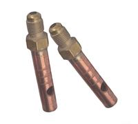 Adaptateur de soudage en cuivre M8 x 0,75 pour torche TIG P80 - Raccord à haute conductivité thermique - Fonctionnement stable Outil de travail des métaux d'atelier de 8 mm de diamètre
