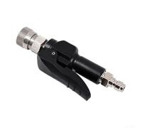 Adaptateur de station de remplissage à connexion rapide avec connecteur femelle de 8 mm pour gonflage en atelier et tâches sur le terrain (argenté)