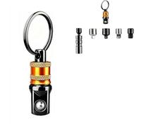 Adaptateur de stockage de forets à tige hexagonale, interchangeable facile, alliage de haute qualité, résistance fiable (orange)