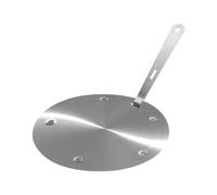 Adaptateur de table de cuisson à induction - Plaque d'adaptation à induction, diffuseur de chaleur en acier inoxydable, plaque de conduction thermique portable avec poignée amovible, disque