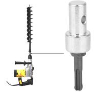 Adaptateur de tarière en métal AIMOONSA pour perceuse (SDS Plus / tige ronde) - Noir