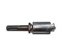 Adaptateur de tige de marteau électrique de 16 mm avec poignée carrée à quatre trous - Connecteur en acier pour perçage et débouchage - Outil de construction robuste (C)
