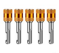 Adaptateur de tige hexagonale de 6,35 mm pour marteau SDS Plus - Outil de conversion à libération rapide et léger pour perceuse rotative (C)