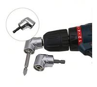 Adaptateur de tournevis à changement rapide à 105°, avec douille magnétique pour embout de perceuse, compatible avec perceuse à percussion/perceuse électrique, convient pour les espaces étroits, les v