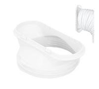 Adaptateur de tuyau AC portable - Raccord plat universel | Raccord d'embrayage de tuyau d'évacuation de climatisation - Convient pour les fenêtres et le chauffage - Entrée d'air mobile