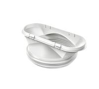 Adaptateur De Tuyau Climatiseur Mobile Buse Plate - Connecteur Universel Pour Gaine Évacuation 13 Ou 15 Cm | Accessoire Climatisation Voiture Appartement Location Cuisine Restaurant Raccord Fenêtre