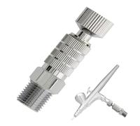 Adaptateur De Tuyau D'aérographe - Prise De Coupleur De 1/8 De Pouce À Libération Rapide, Connecteur Métallique | Ajustement D'attache Instantanée Pour Les Outils De Salon De Beauté, Équipemen