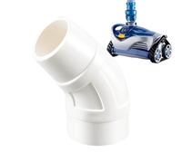 Adaptateur de tuyau d'aspiration pour piscine - coude d'écumoire de piscine, raccord de tuyau coudé | Pièce de rechange résistante à l'usure pour différents modèles Le design semi-flexible le rend