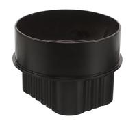 Adaptateur de Tuyau de Gouttière Carré vers Rond 4x4 X 3 | Aluminium, Forme Entonnoir, Raccord pour Sorties Rectangulaires et Tuyaux en Fonte, Jardin ou Villa
