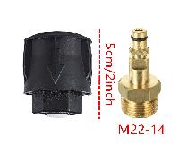 Adaptateur de tuyau de nettoyeur haute pression, raccord rapide de tuyau de pression, pièces de rechange et accessoires pour nettoyeur haute pression Karcher ABS