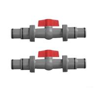 Adaptateur de tuyau de piscine 32 mm 38 mm pour systèmes de filtration Intex - Connecteur en T en plastique pour extension de tuyau d'arrosage et vanne de vidange (3,8 cm à 3,8 cm)