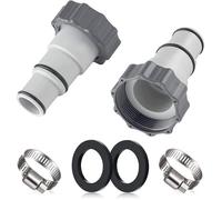 Adaptateur de tuyau de piscine A, 2 adaptateurs de piscine de rechange, adaptateur de tuyau pour pompe, raccord pour tuyau