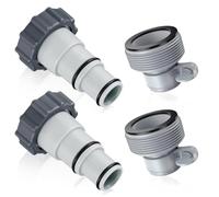 Adaptateur de Tuyau de Piscine A et B, Adaptateur Tuyau Piscine avec Filetage Intérieur à Visser, Adaptateur pour Piscines, Adaptateurs de Tuyau de Rechange pour Tuyau de Piscine Ø 32 et 38 mm